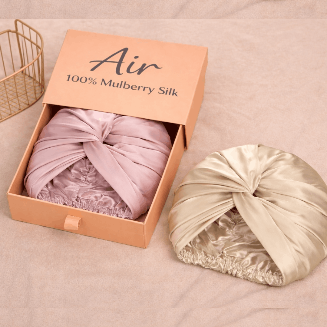 Air 100% Mulberry Silk Hair Bonnet