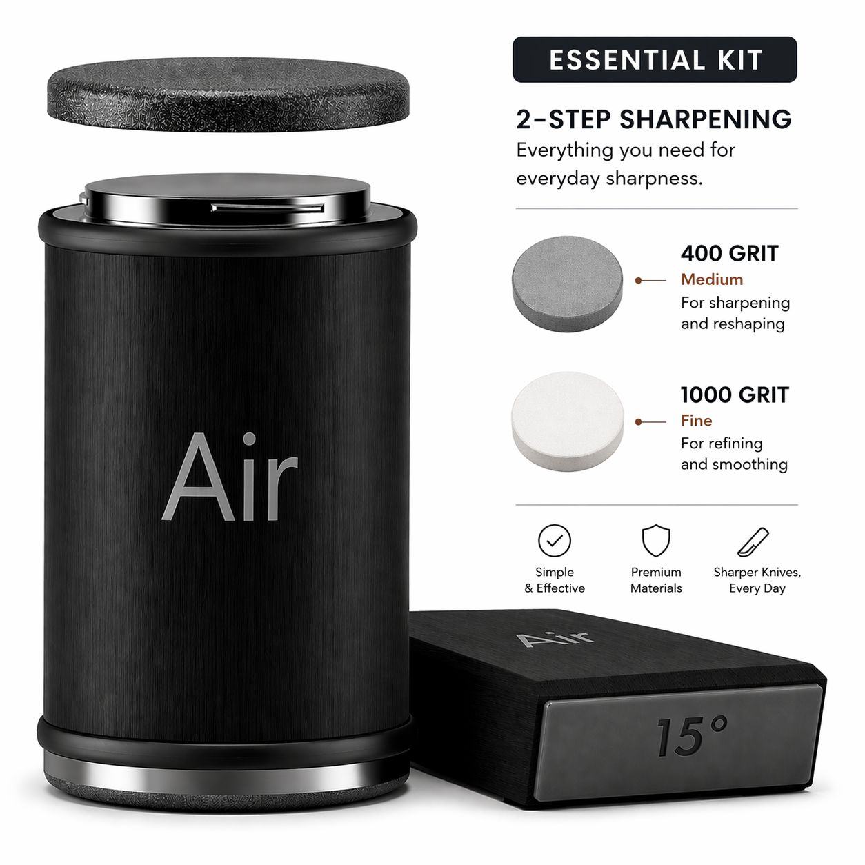 Air Rolling Diamond Knife Sharpener 2.0