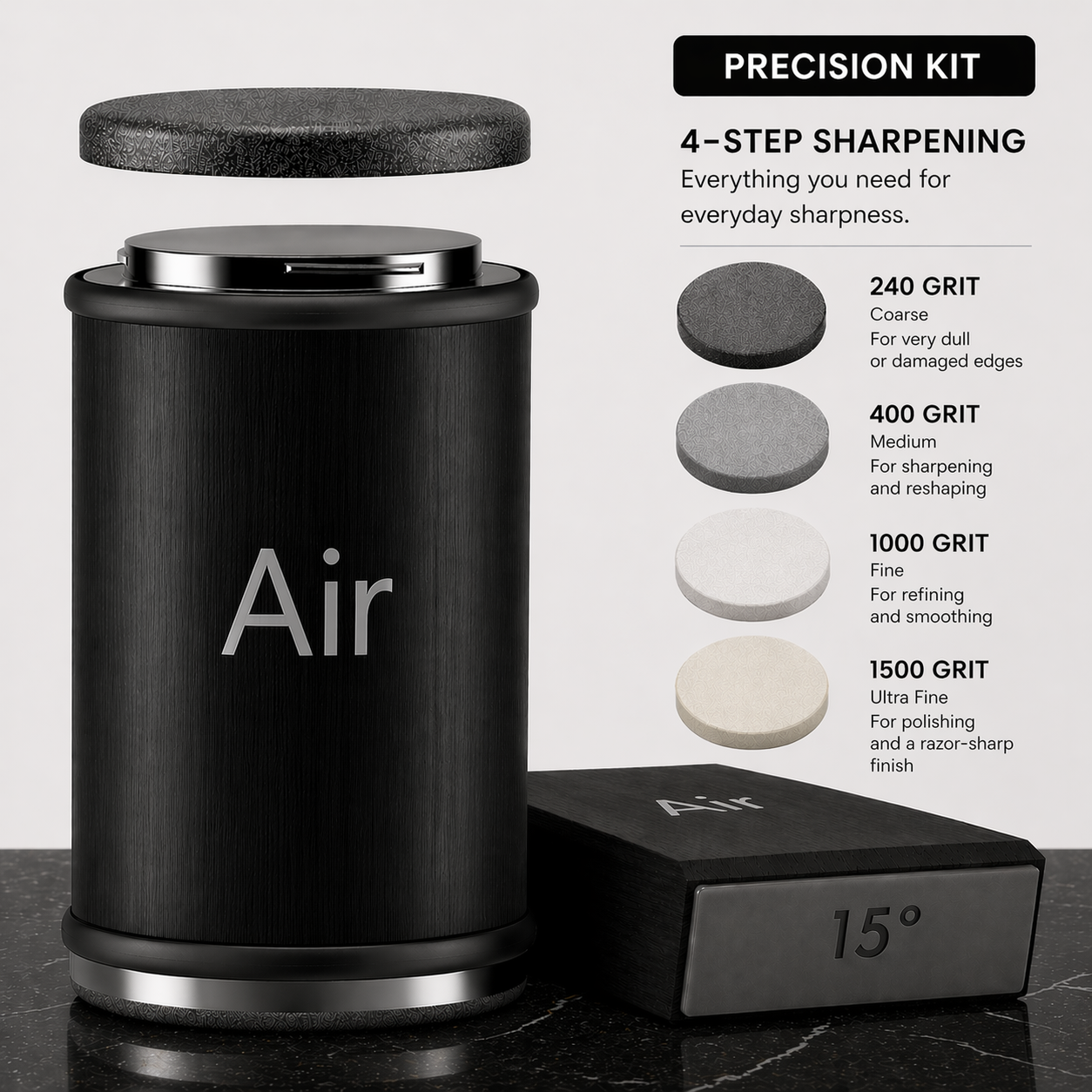 Air Rolling Diamond Knife Sharpener 2.0