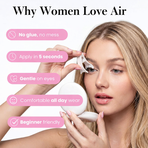 Air Magnetic Eye Lashes Set With Applicator 2.0